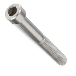 3/8"-16 Socket Head Cap Screw, Zinc Plated Alloy Steel, 2-1/2 In L, 250 PK