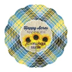 10" Sunflower Seeds Wind Spinner