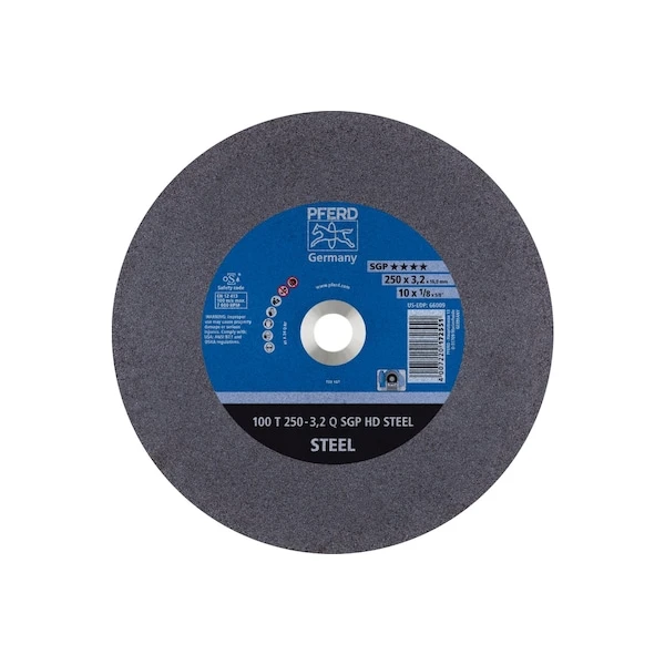 10" X 1/8" Cut-Off Wheel, 5/8" A.H. - Q - SGP HD STEEL 1 10" X 1/8" Cut-Off Wheel, 5/8" A.H. - Q - SGP HD STEEL