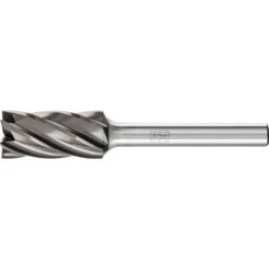 HICOAT Bur - Cylind. (End Cut), DBL Cut - 1/2" X 1" X 1/4" Shank - SB-5, NFE Coating