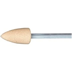 A12 Poliflex Mounted Point - Leather Bond, 120 Grit, 1/4" Shank 10PK