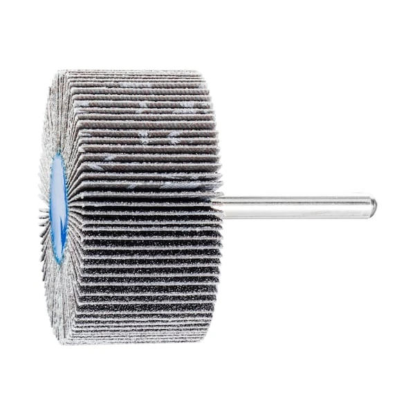 2" X 1" Mounted Flap Wheel - 1/4" Shank - 80 Grit SiC 1 2" X 1" Mounted Flap Wheel - 1/4" Shank - 80 Grit SiC