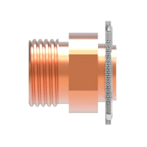 Tungsten Adaptor With Screen, Parker Quartz TIG, 1/8" 1 Tungsten Adaptor With Screen, Parker Quartz TIG, 1/8"