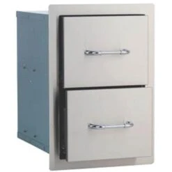 Grill Double Drawer Ss