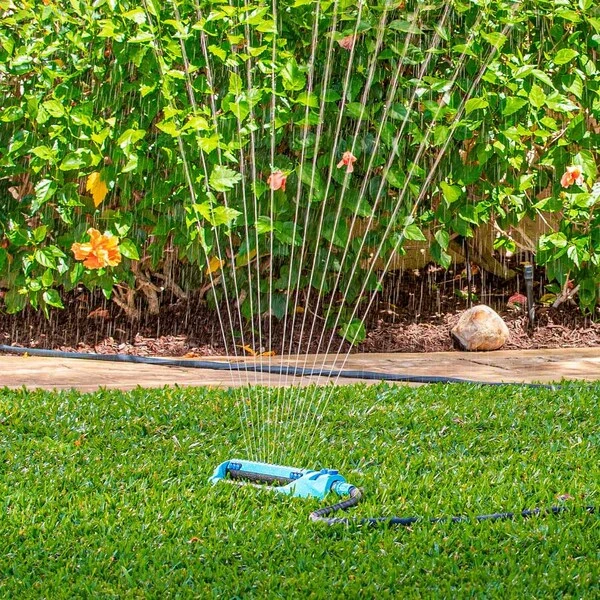 Indestructible Metal Base Oscillating Sprinkler | Customizable Coverage | 4973 Sq Ft Max Coverage 4 Indestructible Metal Base Oscillating Sprinkler | Customizable Coverage | 4973 Sq Ft Max Coverage - Image 4
