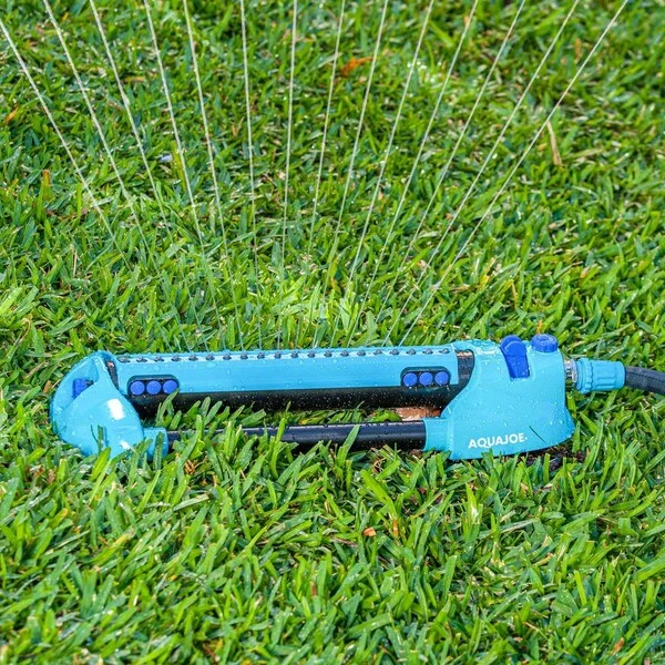 Indestructible Metal Base Oscillating Sprinkler | Customizable Coverage | 4973 Sq Ft Max Coverage 7 Indestructible Metal Base Oscillating Sprinkler | Customizable Coverage | 4973 Sq Ft Max Coverage - Image 7