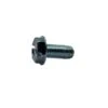#10-24 X 1/2 In Hex Hex Machine Screw, Plain Steel