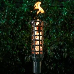 Woven Original TOP Torch & Post Complete - Stainless Steel - Liquid Propane