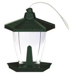 Wild Bird 1.25 Lbs Plastic Hanging Chalet Bird Feeder- Pack Of 2