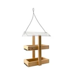 Woodlink WL24380 Double Platform Seed Feeder; Western Cedar