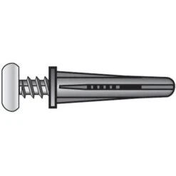 14-16 Plastic Anchor With Screw Zinc, 20PK