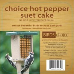 Birds Choice CHPS12 Case Of 12 - Choice Hot Pepper Suet Cake
