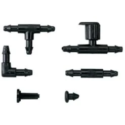 1/4" Drip Fitting Tee For Micro Water Tubing - 25 Pack