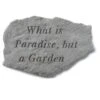 Kay Berry- Inc. 61820 What Is Paradise-But A Garden - Garden Accent - 11 Inches X 7.5 Inches