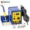 LED Digital Display SMD Brushless Hot Air Rework Station With Soldering Iron And Heat Gun For Cell P