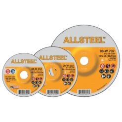 Allsteel 4-1/2x1/4x5/8-11 Hubbed Grit D Whl