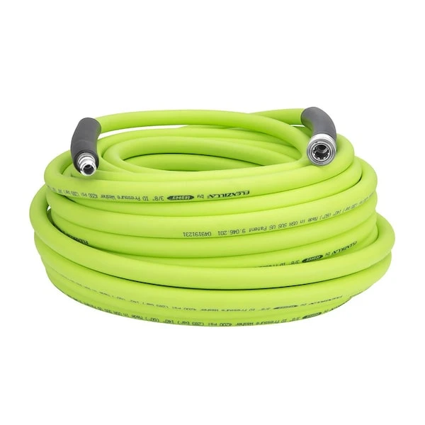 3/8" X 100’ Pressure Washer Hose, 4200 PSI, Integrated Quick Connect Fittings 1 3/8" X 100’ Pressure Washer Hose, 4200 PSI, Integrated Quick Connect Fittings