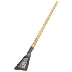 Vulcan HeavyDuty Sidewalk Scraper, 7 In W Blade, 14 In L Blade, Steel Blade, Wood Handle
