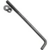 L-Hook, 12" L, Galvanized
