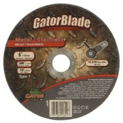Gator Grinding Wheel, 6 In Dia, 004 In Thick, 78 In Arbor