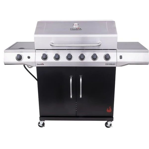 Gas Grill, 60,000 Btu, Liquid Propane, 6Burner, Chef's Tray, 10,000 BTU Side Burner 1 Gas Grill, 60,000 Btu, Liquid Propane, 6Burner, Chef's Tray, 10,000 BTU Side Burner