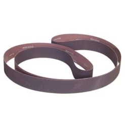 Sanding Belt, Coated, 3 In W, 132 In L, 180 Grit, Very Fine, Aluminum Oxide, R228 Metalite, Brown