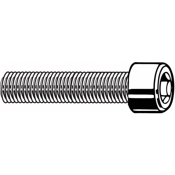 1-1/2"-6 Socket Head Cap Screw, Black Oxide Steel, 4 In L 1 1-1/2"-6 Socket Head Cap Screw, Black Oxide Steel, 4 In L