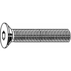 M8-1.25 Socket Head Cap Screw, Plain Stainless Steel, 30 Mm L, 50 PK