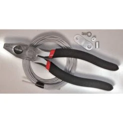 Do It Yourself Lanyard Assembly Kit, 25 Ft, 3/64 In Pin Dia., Galvanized, Nylon Coated 5 Do It Yourself Lanyard Assembly Kit, 25 Ft, 3/64 In Pin Dia., Galvanized, Nylon Coated -3M Shop Z03A0zfo5o