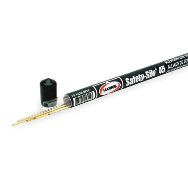 Harris Brazing Rod, 3/32x18,1225-1370 F, PK3 1 Harris Brazing Rod, 3/32x18,1225-1370 F, PK3