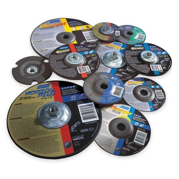 Depressed Center Wheels, Type 27, 3 In Dia, 0.125 In Thick, 3/8 In Arbor Hole Size, Ceramic 1 Depressed Center Wheels, Type 27, 3 In Dia, 0.125 In Thick, 3/8 In Arbor Hole Size, Ceramic