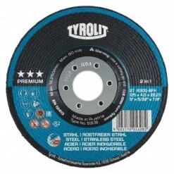 Grinding Wheel, T27, 9"x5/8"-11, 24 Grt, PK5