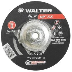 Depressed Center Grinding Wheel, Type 28, 0.25 In Thick, Zirconia Alumina