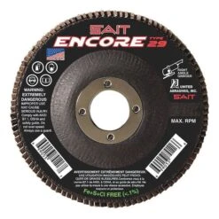 SAIT 71271 Encore Fiberglass Backed Flap Disc (Type 29) 7" X 7/8", 120 Grit, 10-Pack