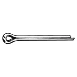 Cotter Pin, 1.6mmDx32mm L, Steel, PK50