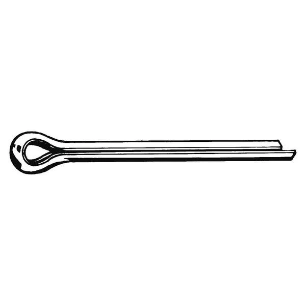 Cotter Pin, 2mmDx40mm L, SS A4, PK25 1 Cotter Pin, 2mmDx40mm L, SS A4, PK25