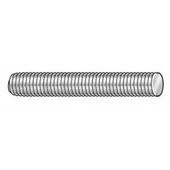 Fully Threaded Stud, 10-32, 3 In, Stainless Steel, 316, Plain Finish, 10 PK
