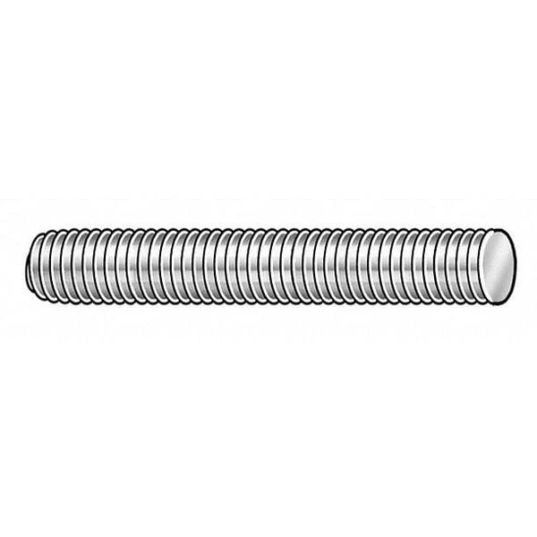 Fully Threaded Stud, 10-32, 3 In, Stainless Steel, 316, Plain Finish, 10 PK 1 Fully Threaded Stud, 10-32, 3 In, Stainless Steel, 316, Plain Finish, 10 PK