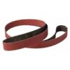 Sanding Belt, Coated, 3 In W, 132 In L, 80 Grit, Medium, Ceramic, 784F, Maroon