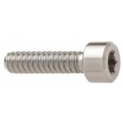 #10-32 Socket Head Cap Screw, Plain Stainless Steel, 1 In L