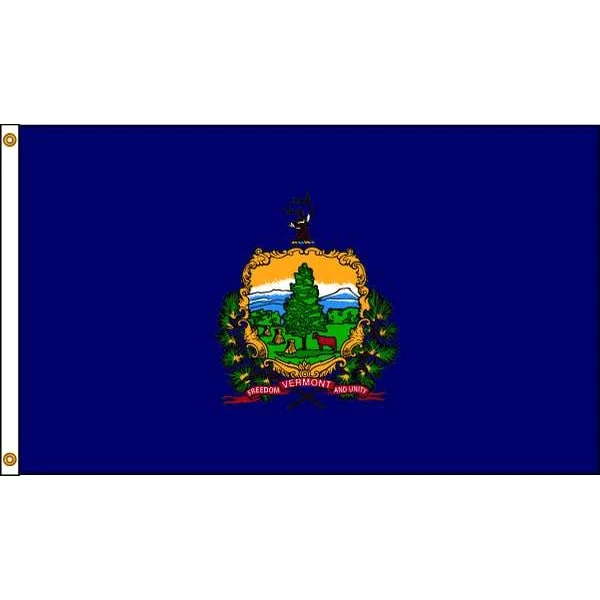 Vermont Flag, 4x6 Ft, Nylon 1 Vermont Flag, 4x6 Ft, Nylon