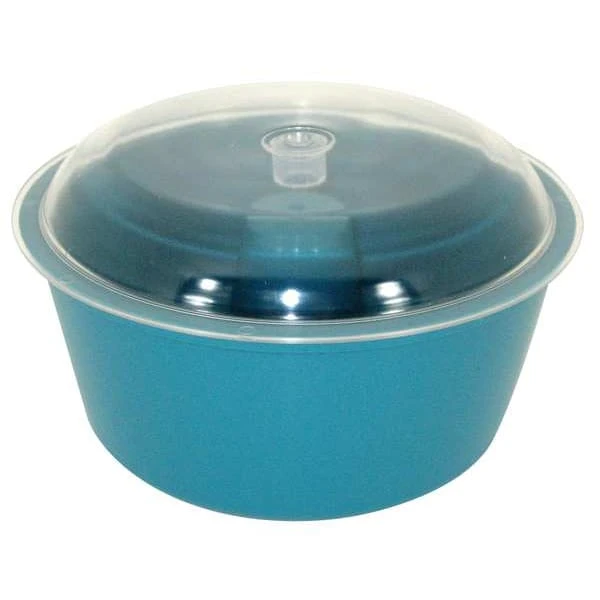 Vibratory Tumbler Bowl And Lid, 8In Dia. 1 Vibratory Tumbler Bowl And Lid, 8In Dia.