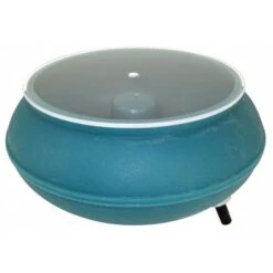 Vibratory Tumbler Bowl And Lid, 12In Dia.