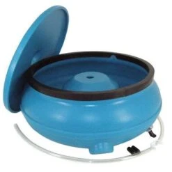 Vibratory Tumbler Bowl And Lid, 17In Dia.