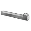 Tapered Gib Head Machine Key, Tapered Gib End, Steel, Plain, 6 In L, 2 In Sq -3M Shop Z2I0pvfo5oy 1