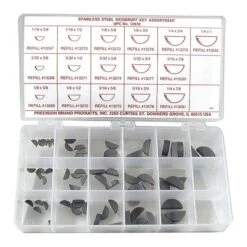 Woodruff Key Assrt, SS