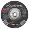 6"x1/4" Wolverine Type 27 Grinding Wheel A24R 5/8"-11 Nut -3M Shop Z2utv0fcw6RJmKq