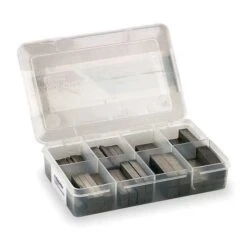 Undersized Machine Key Kit, 1018 Steel, Plain, 70 Pieces, -0.002 In Thick Tolerance