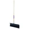 Snow Shovel, 49 1/2 In Wood Straight Handle, Carbon Steel Blade Material, 24 In Blade Width -3M Shop Z3KJr fo5oy