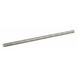Threaded Rod, #2-56, Aluminum, Plain Finish